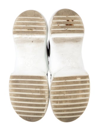 Louis Vuitton LV Monogram Leather Trim Embellishment Chunky Sneakers