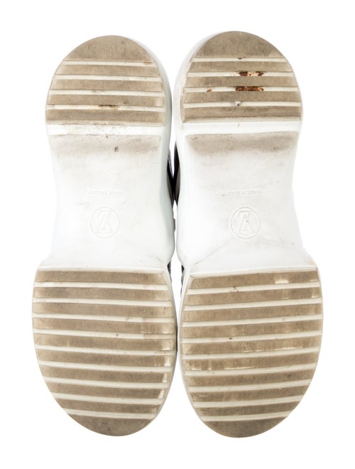 Louis Vuitton LV Monogram Leather Trim Embellishment Chunky Sneakers