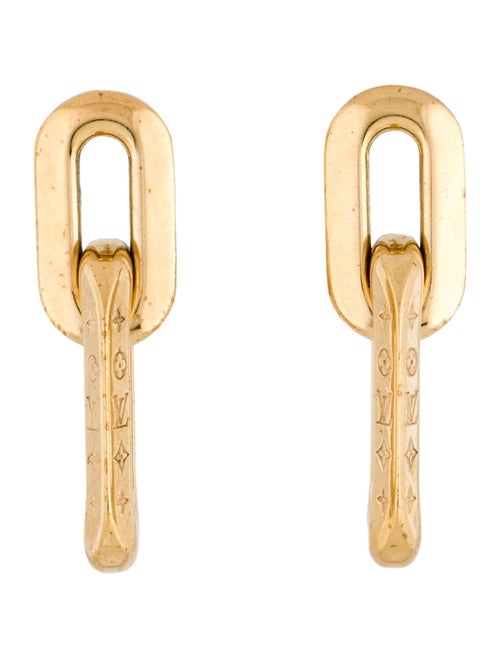Louis Vuitton LV Edge Double Drop Earrings