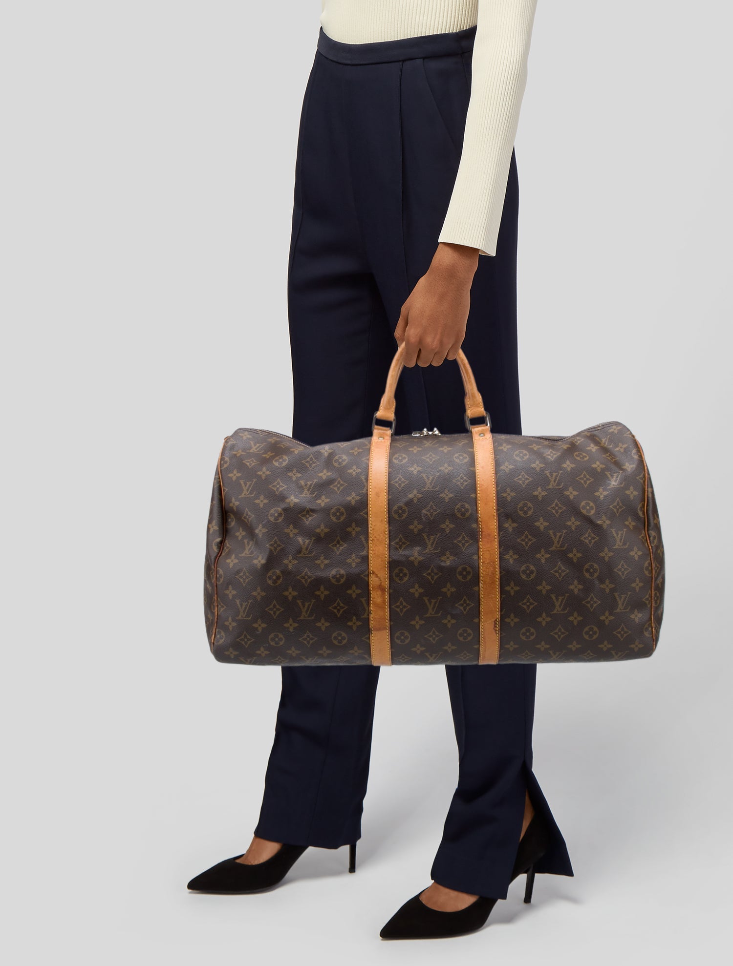 Louis Vuitton LV Monogram Keepall 55