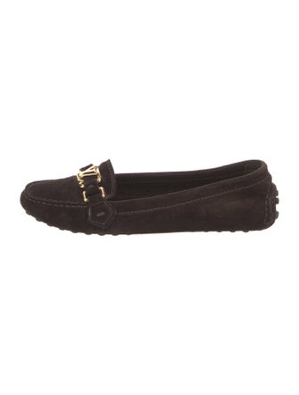 Louis Vuitton LV Monogram Suede Loafers
