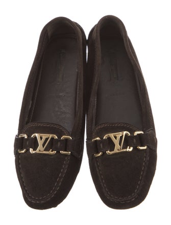 Louis Vuitton LV Monogram Suede Loafers