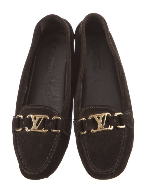 Louis Vuitton LV Monogram Suede Loafers