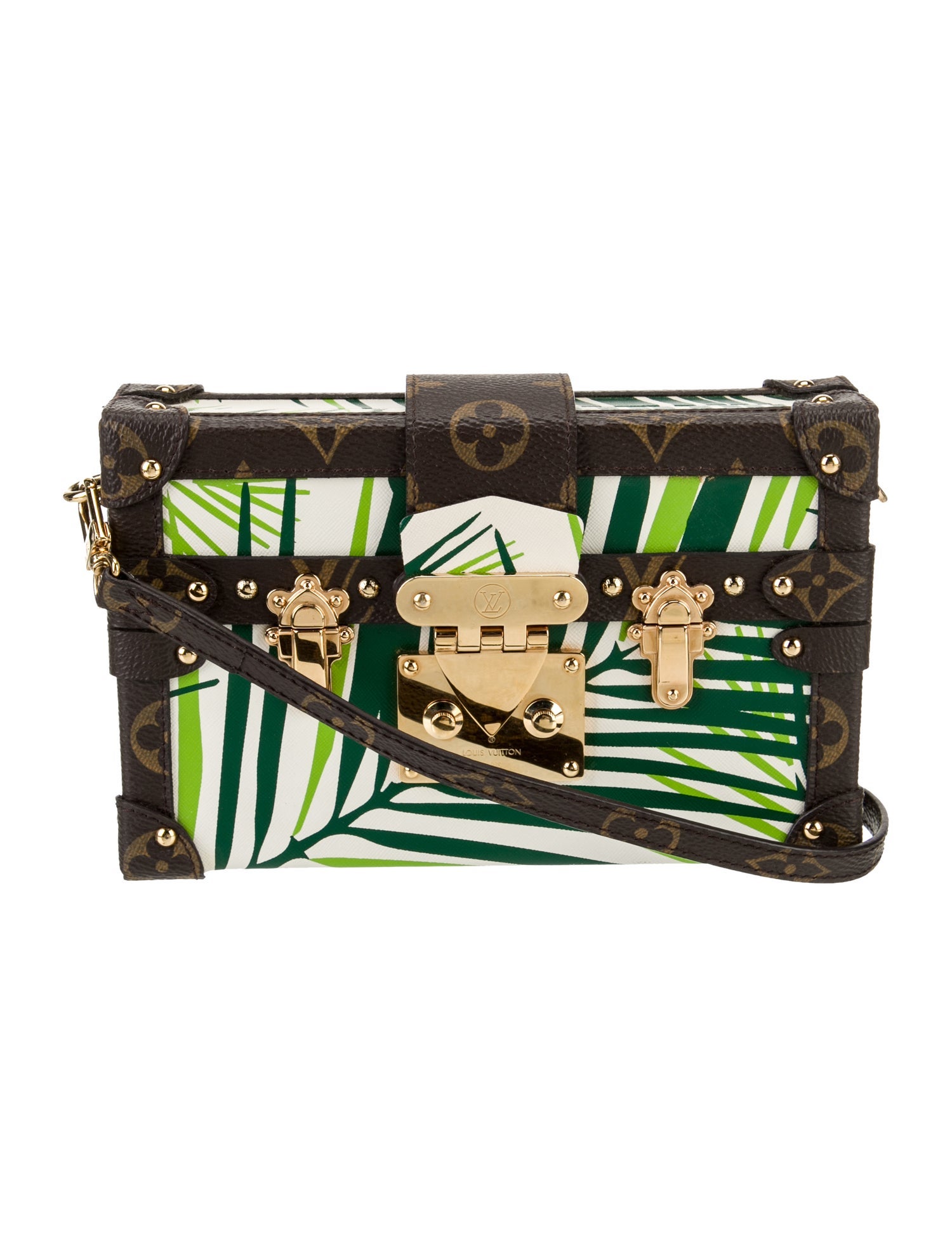 Louis Vuitton LV Monogram Petite Malle Palm Tree