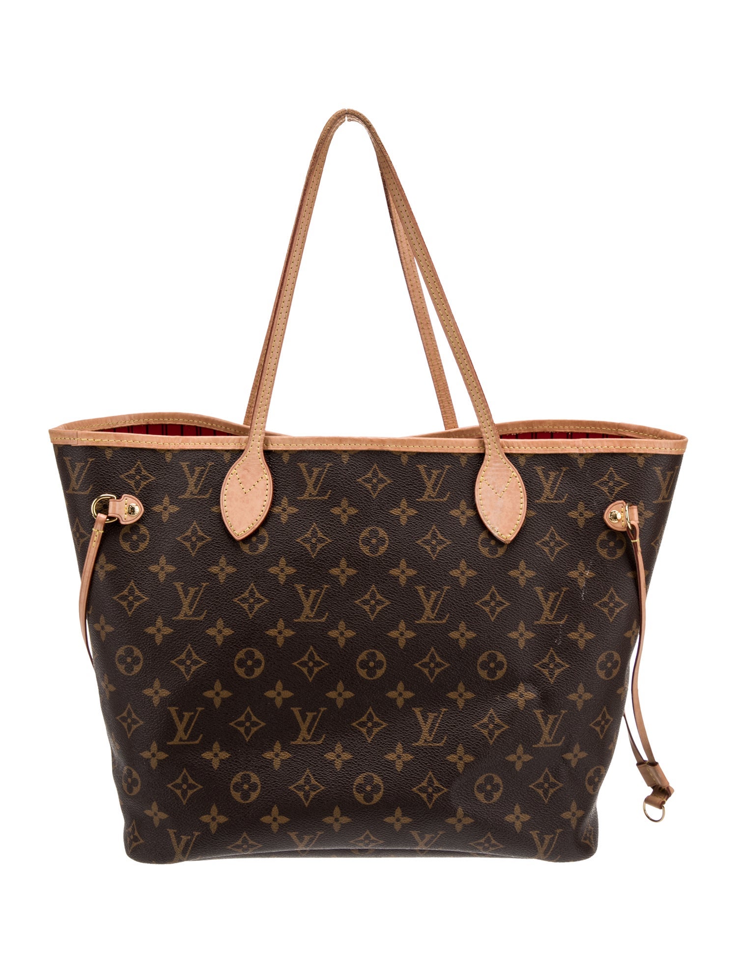 Louis Vuitton LV Monogram Neverfull w/Pouch MM