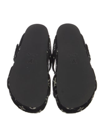 Louis Vuitton Monogram Idylle Pattern Velvet Slides