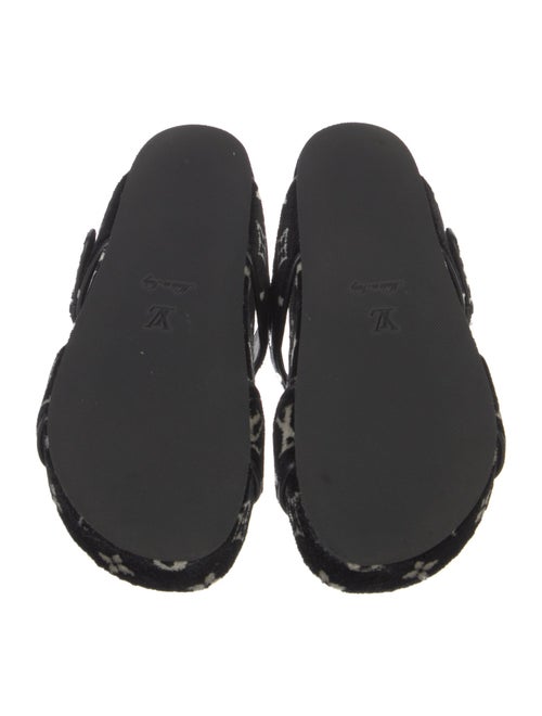 Louis Vuitton Monogram Idylle Pattern Velvet Slides