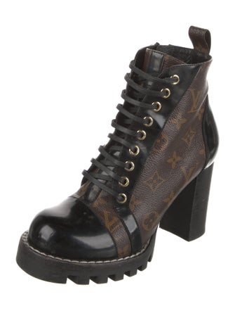 Louis Vuitton LV Monogram Combat Boots