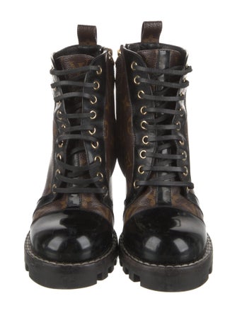 Louis Vuitton LV Monogram Combat Boots