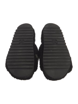 Louis Vuitton Shearling Printed Slides