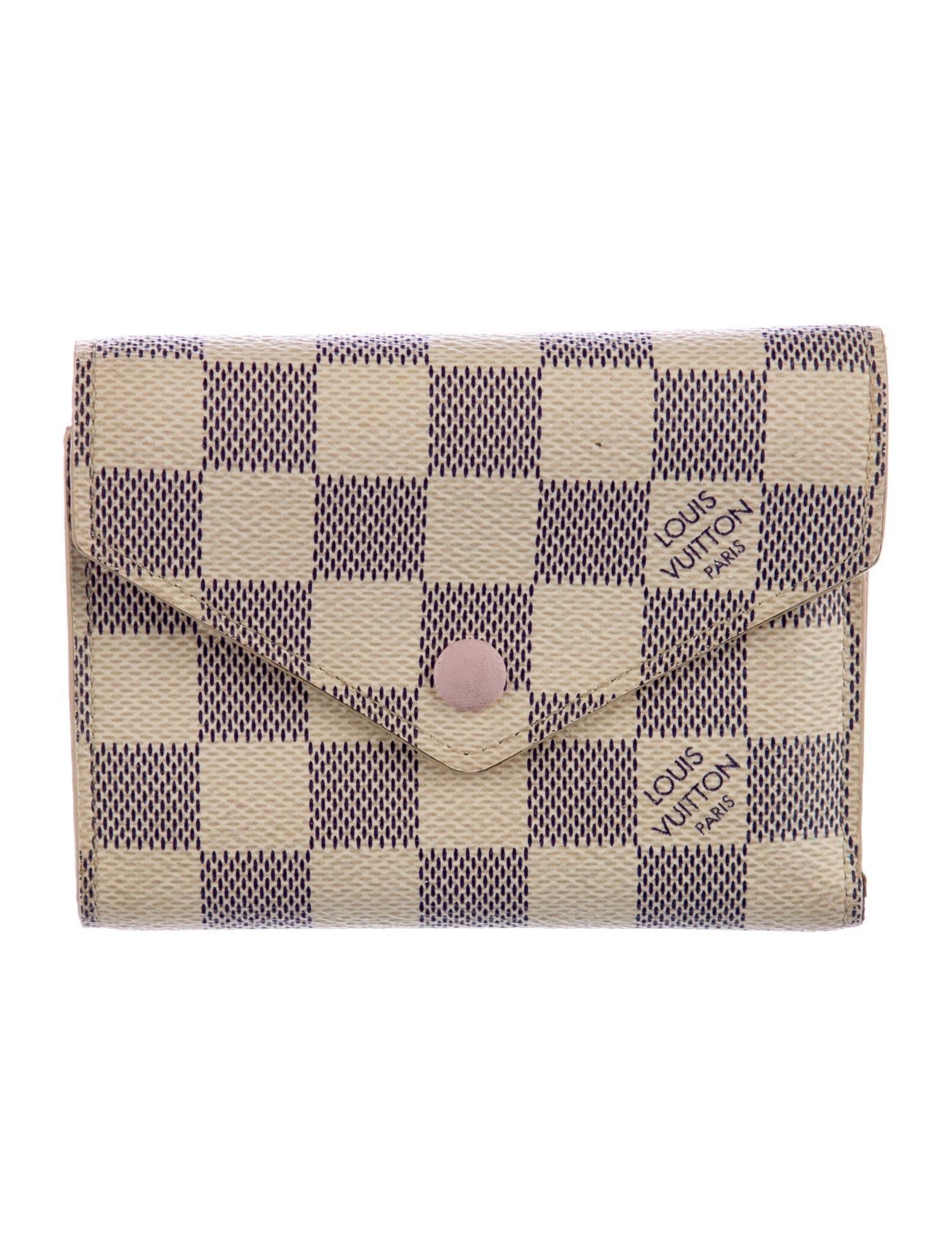 Louis Vuitton 2018 Damier Azur Pattern Victorine Wallet