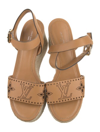 Louis Vuitton LV Monogram Leather Espadrilles