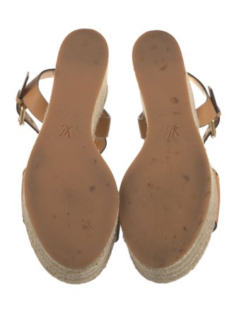 Louis Vuitton LV Monogram Leather Espadrilles