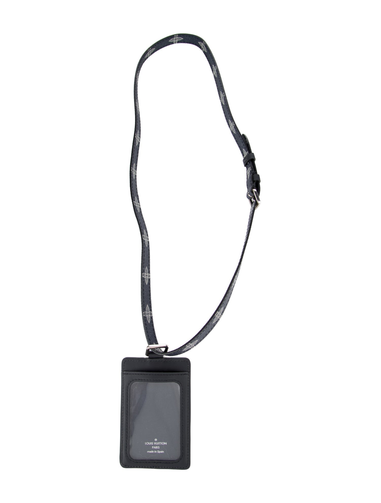 Louis Vuitton Savane Monogram Chapman Holder Badge