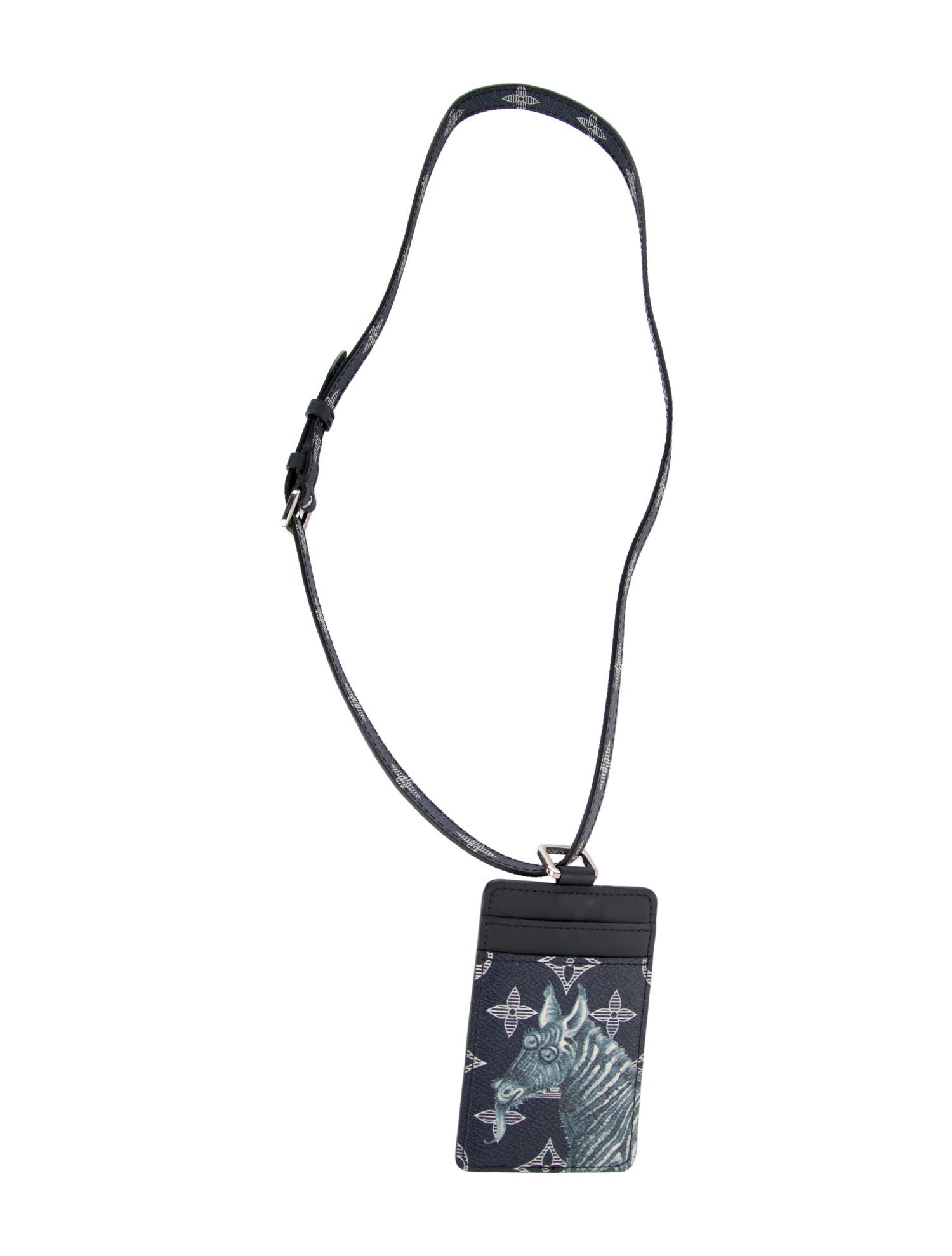 Louis Vuitton Savane Monogram Chapman Holder Badge