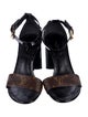 Louis Vuitton LV Monogram Patent Leather Sandals
