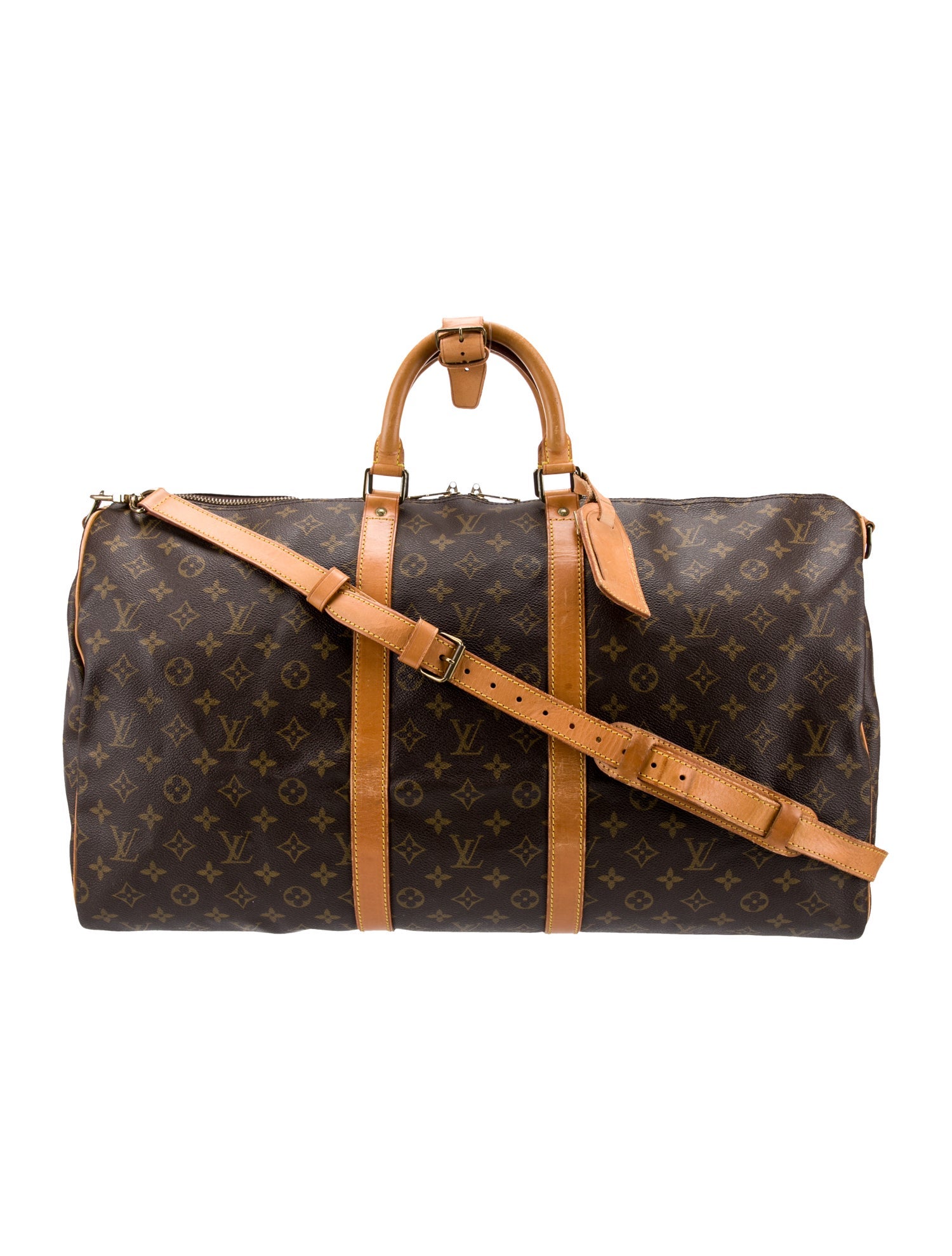 Louis Vuitton LV Monogram Keepall Bandouliere 55 Vintage