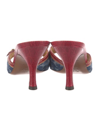 Louis Vuitton LV Monogram Denim Slides