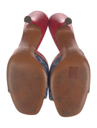 Louis Vuitton LV Monogram Denim Slides
