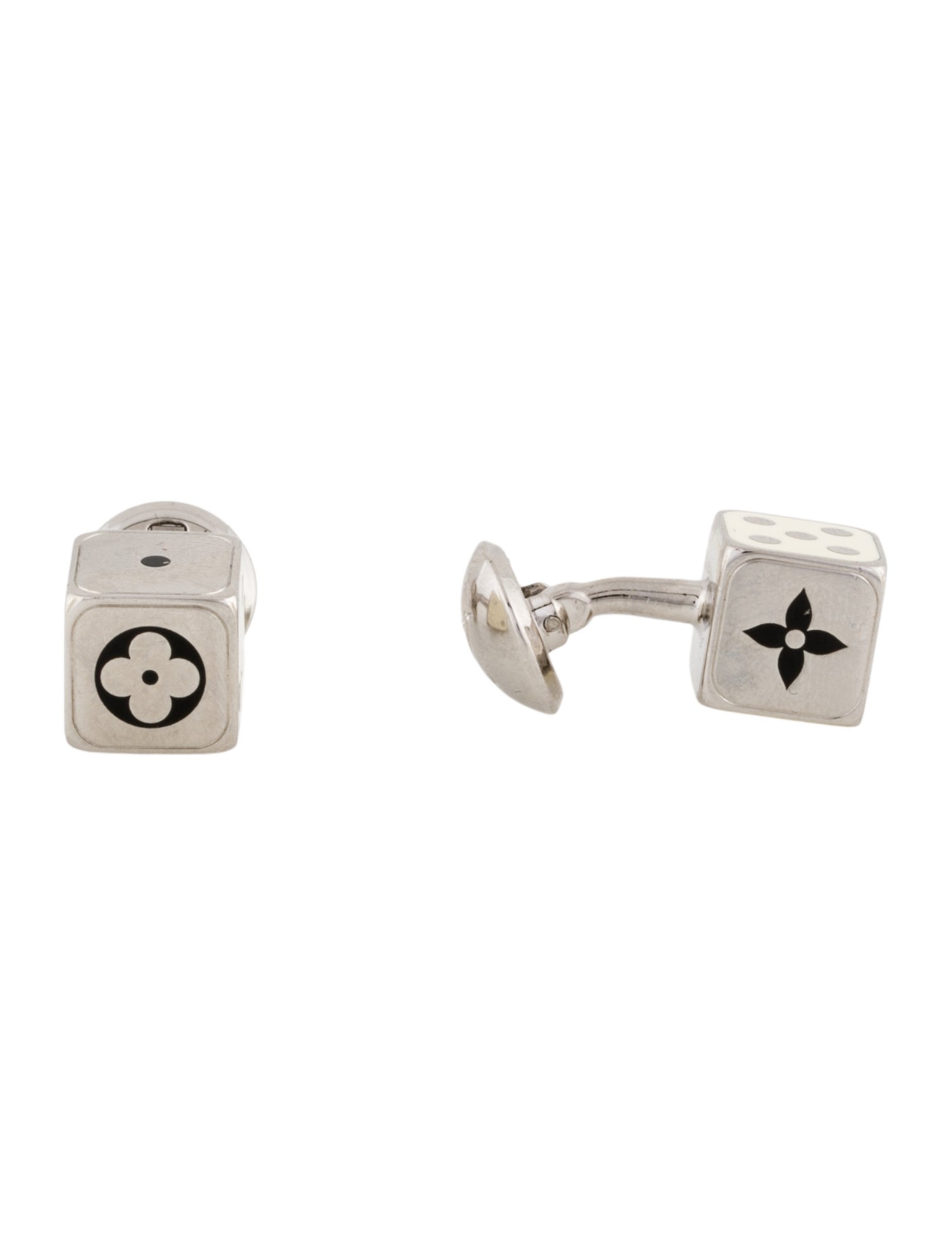Louis Vuitton Enamel Dice Cufflinks