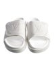 Louis Vuitton Leather Patterned Slides