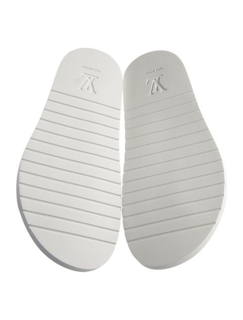 Louis Vuitton Leather Patterned Slides