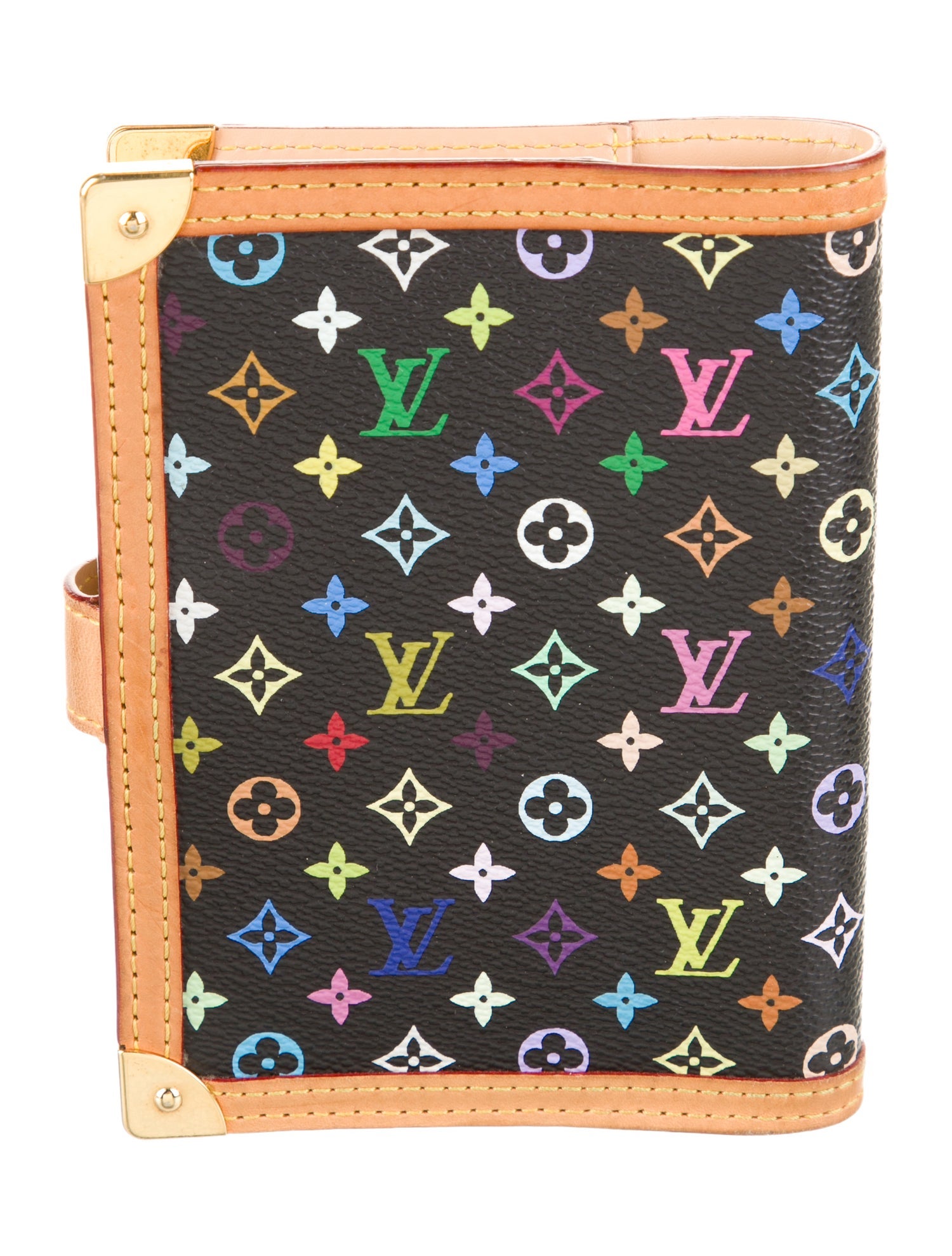Louis Vuitton x Takashi Murakami Monogram Multicolore Small Ring Agenda Cover