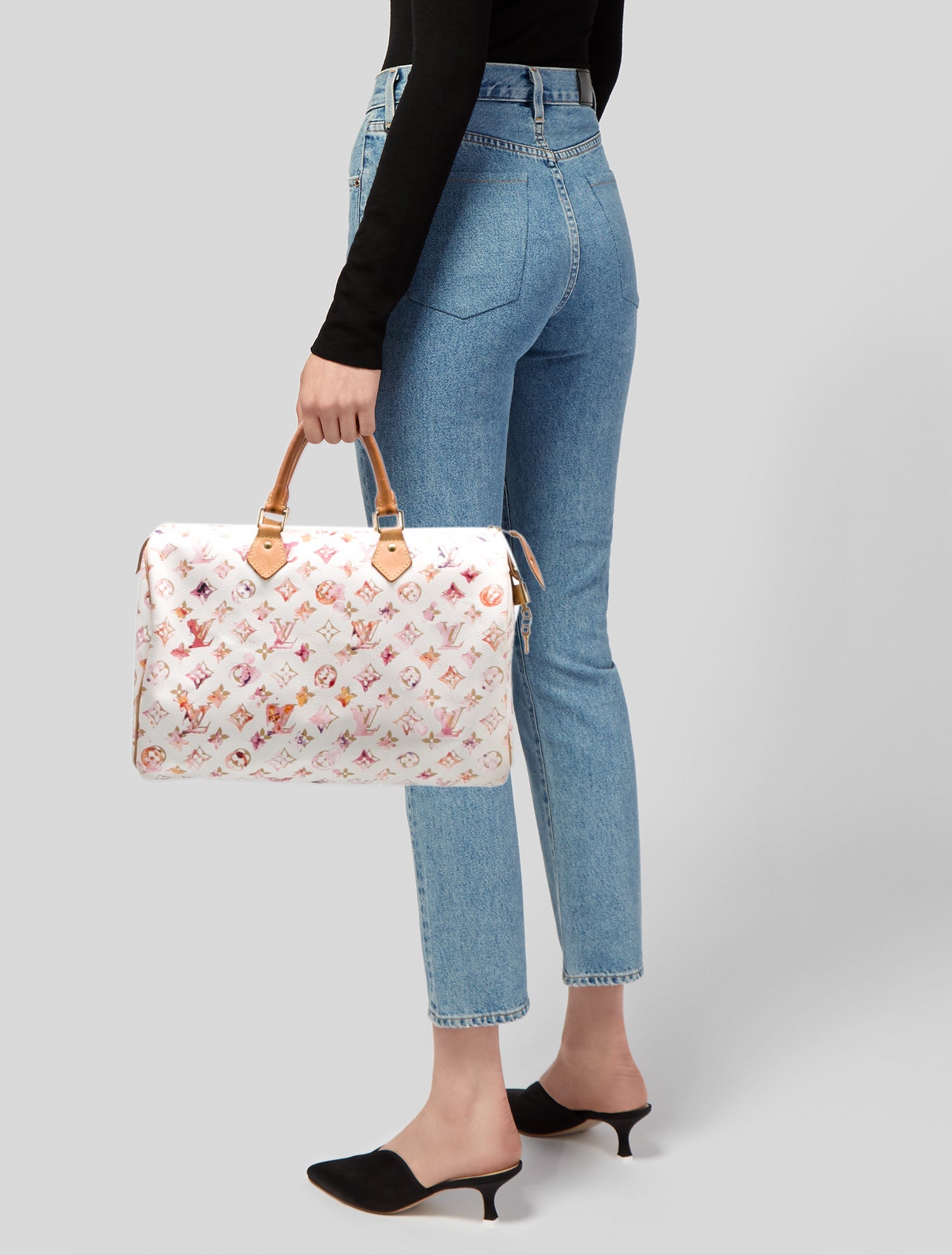 Louis Vuitton Aquarelle Monogram Speedy 35