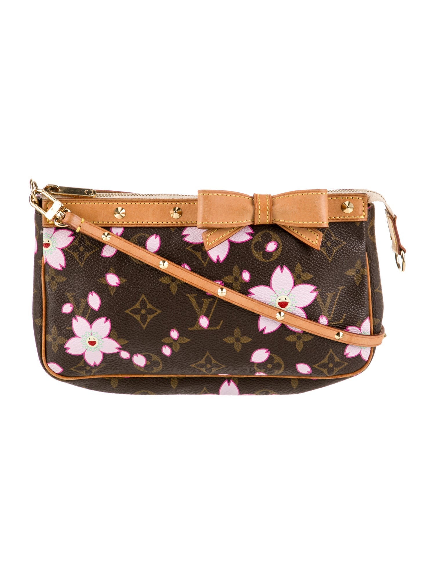 Louis Vuitton Monogram Cherry Blossom Pochette Accessoires Vintage