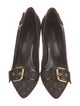 Louis Vuitton Monogram Pattern Canvas Pumps