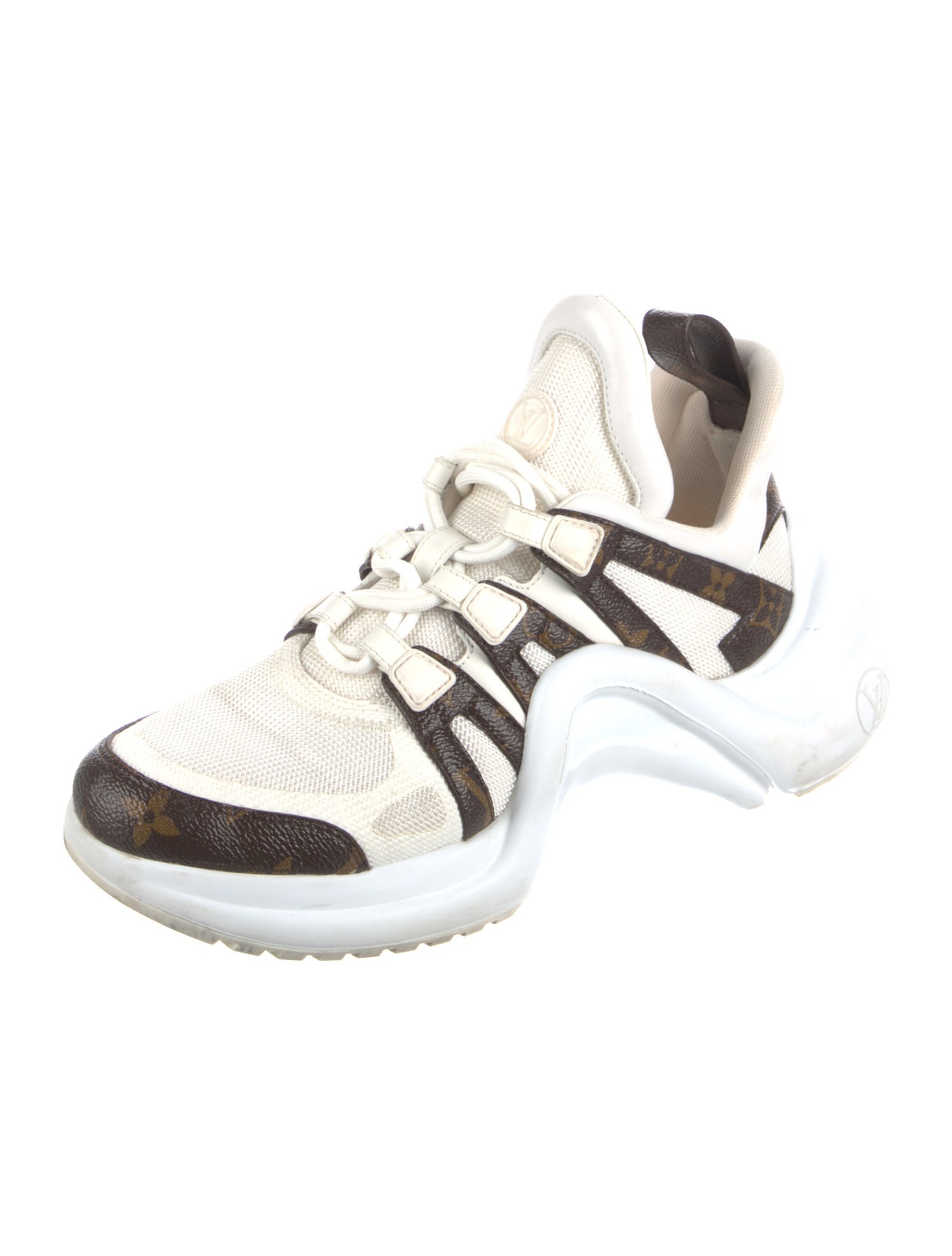 Louis Vuitton LV Monogram Leather Chunky Sneakers