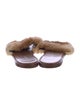 Louis Vuitton Mink Fur Trim Slides