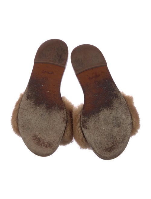 Louis Vuitton Mink Fur Trim Slides