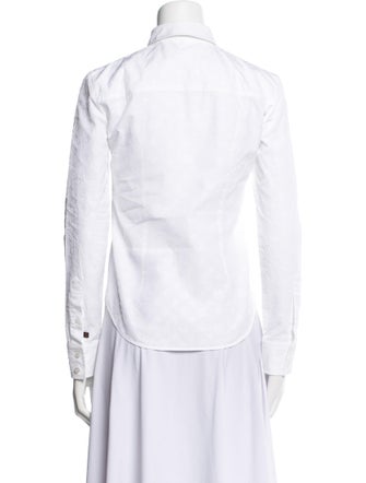 Louis Vuitton Long Sleeve Button-Up Top