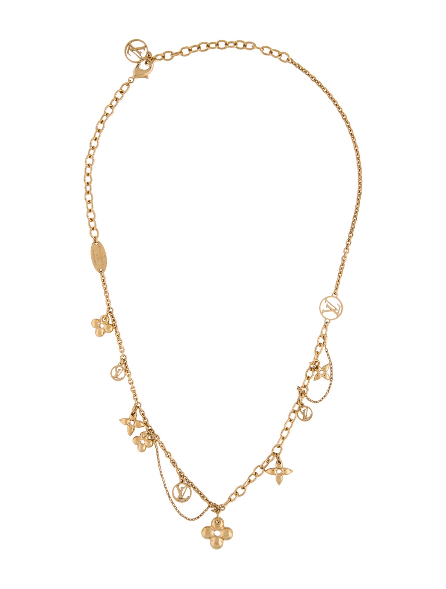 Louis Vuitton Blooming Supple Charm Necklace