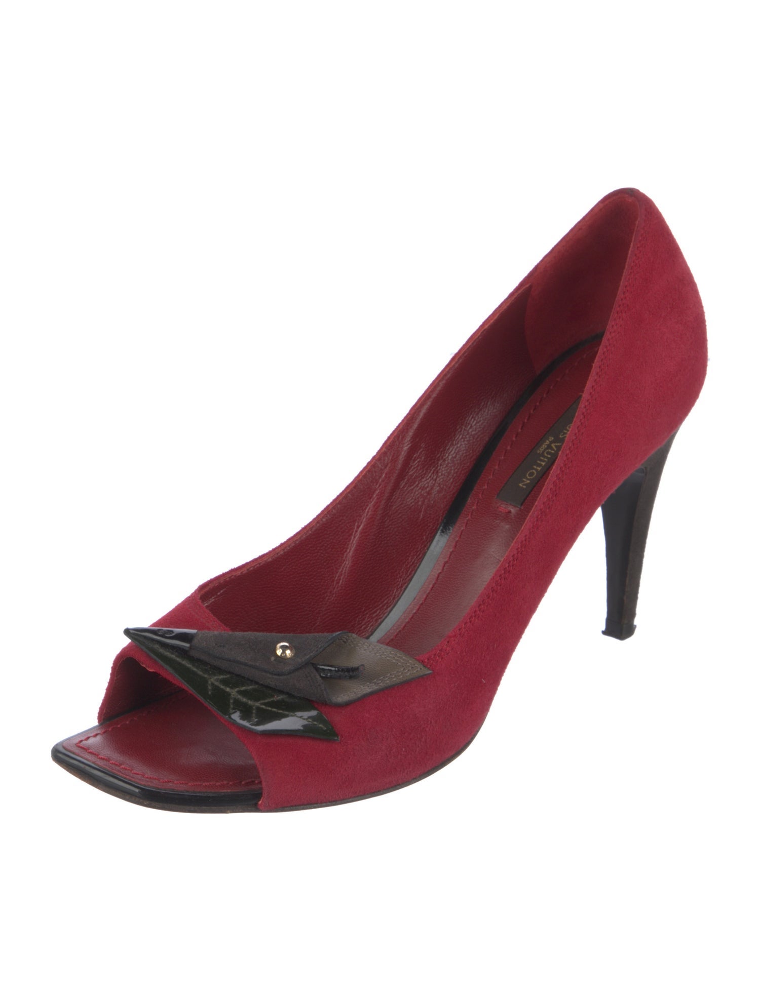 Louis Vuitton Suede Pumps
