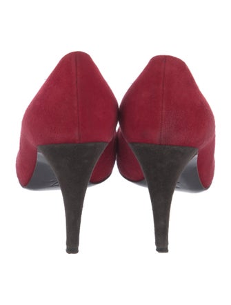 Louis Vuitton Suede Pumps