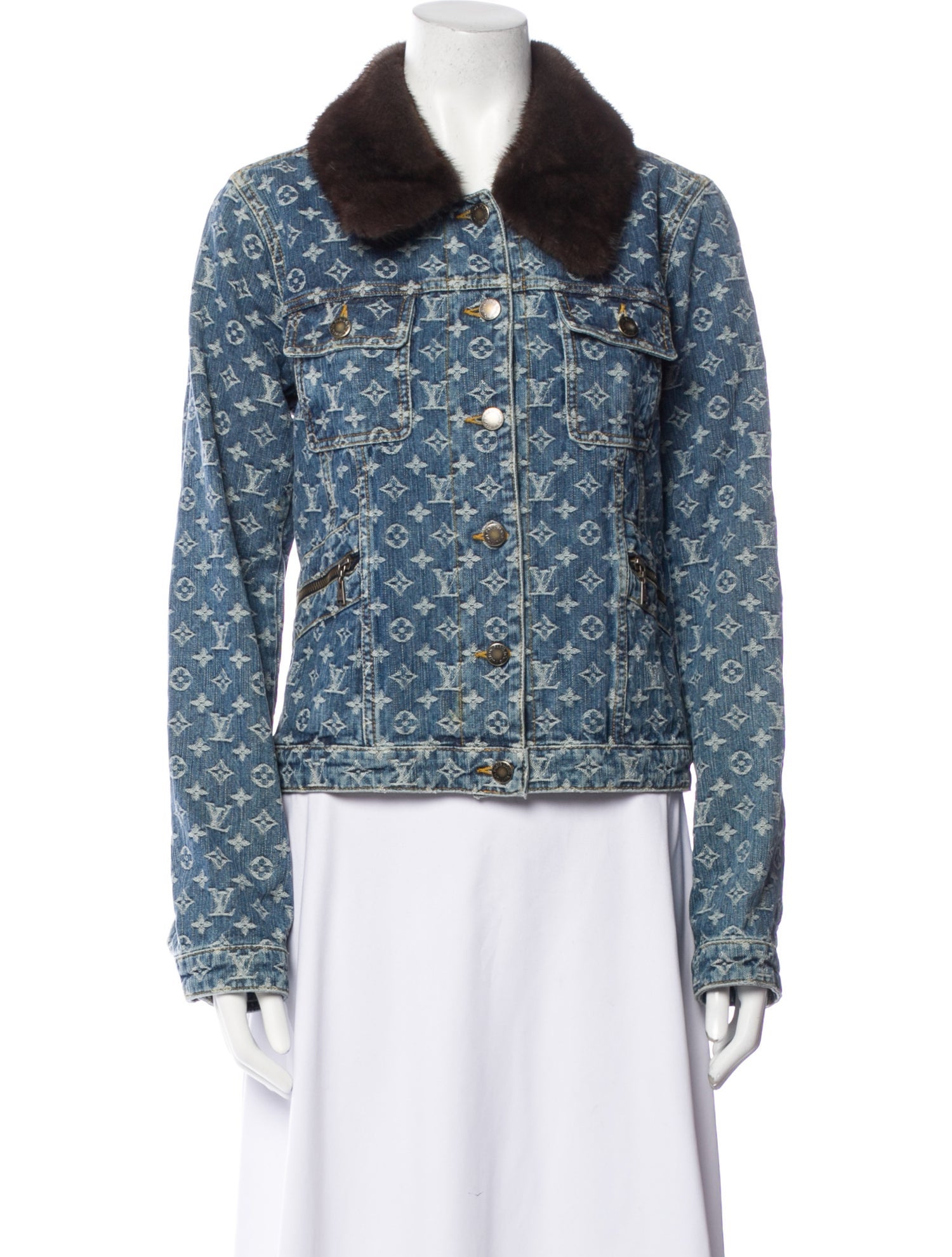 Louis Vuitton Vintage 2005 Fur Jacket