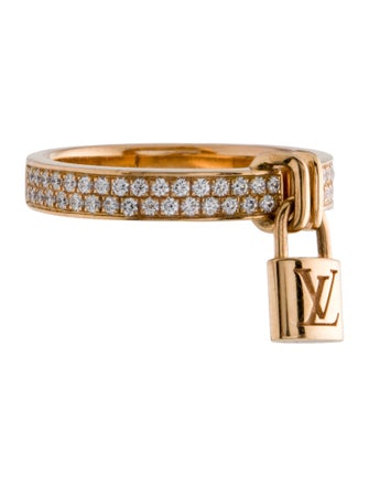 Louis Vuitton 18K Diamond Lockit Band