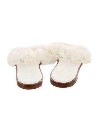 Louis Vuitton Fur Slides