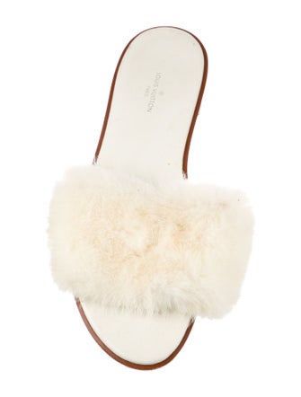 Louis Vuitton Fur Slides