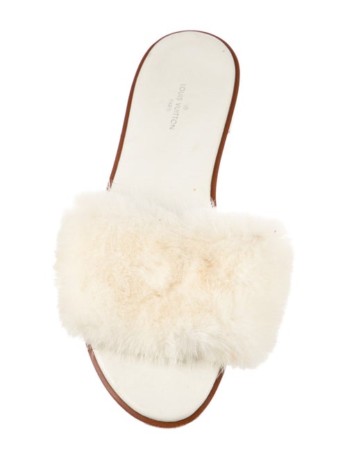 Louis Vuitton Fur Slides
