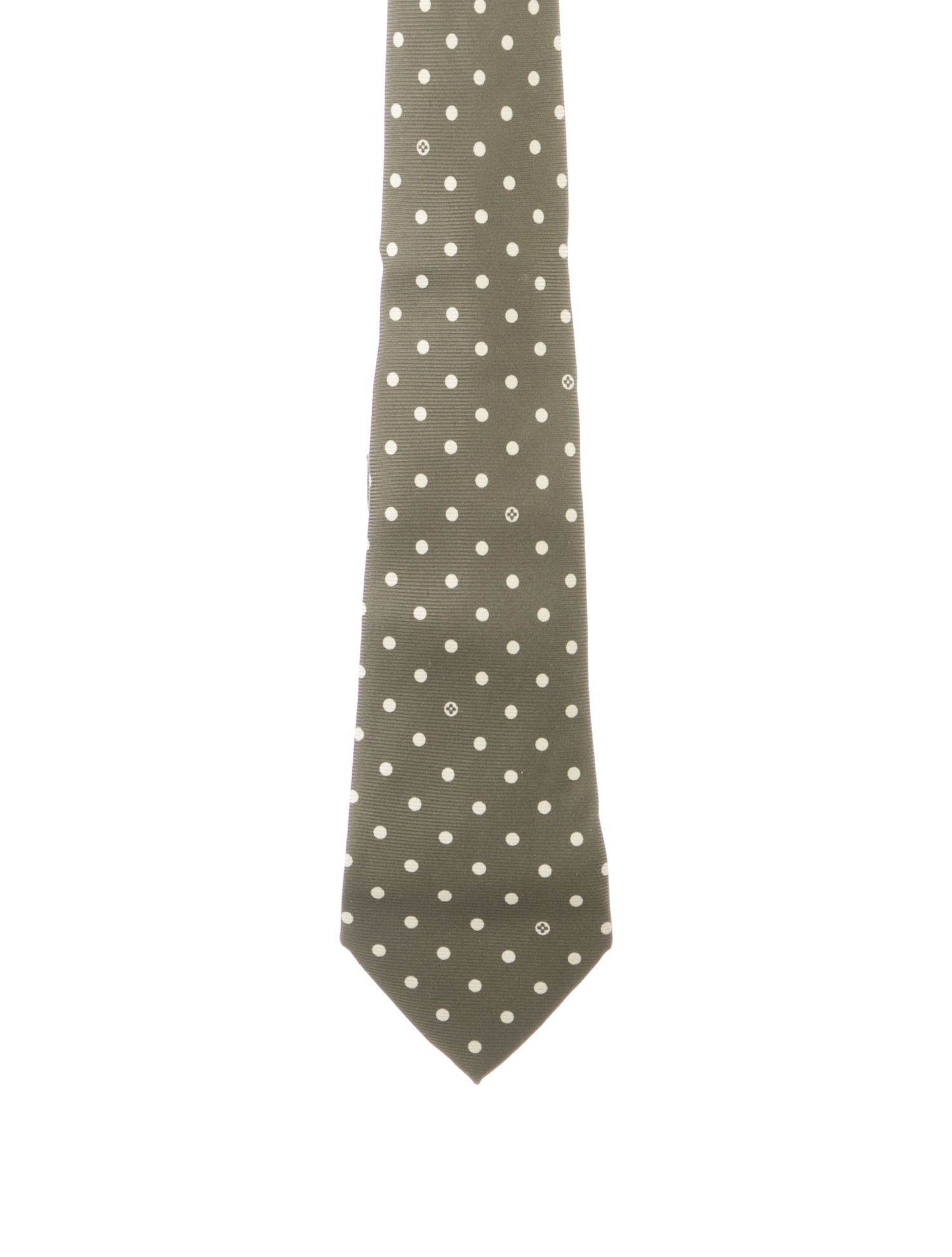 Louis Vuitton Pattern Print Silk Tie