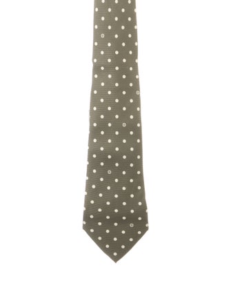 Louis Vuitton Pattern Print Silk Tie