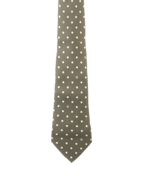 Louis Vuitton Pattern Print Silk Tie