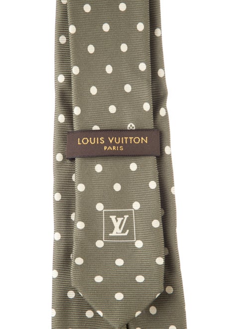 Louis Vuitton Pattern Print Silk Tie