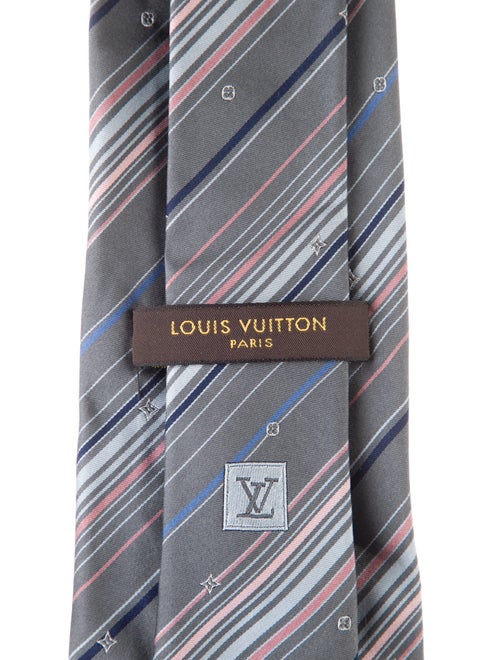 Louis Vuitton Pattern Print Silk Tie