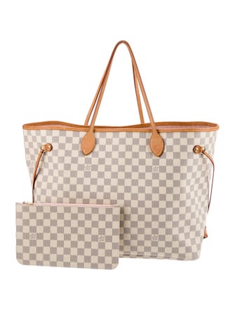 Louis Vuitton Damier Azur Neverfull w/Pouch GM