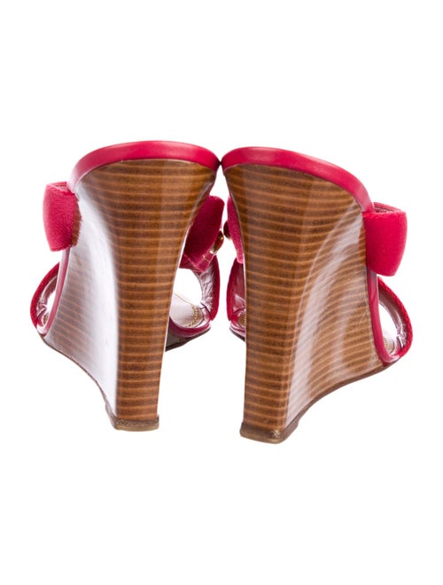 Louis Vuitton Canvas Studded Accents Slides