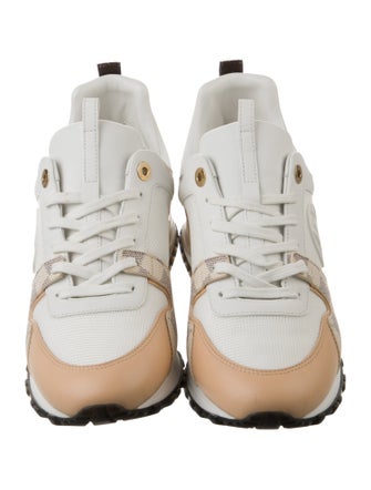 Louis Vuitton Damier Azur Pattern Leather Sneakers